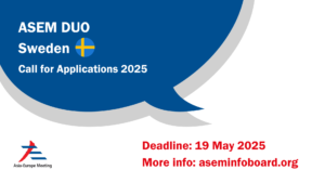ASEM DUO-Sweden 2025 Open Call