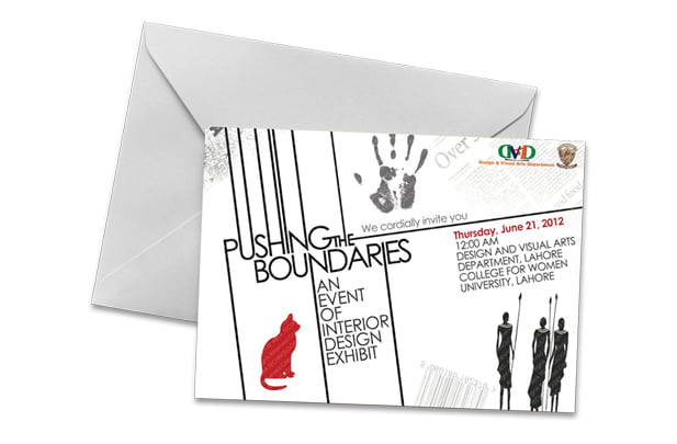 Arfa Technologies College Invitation Card Design