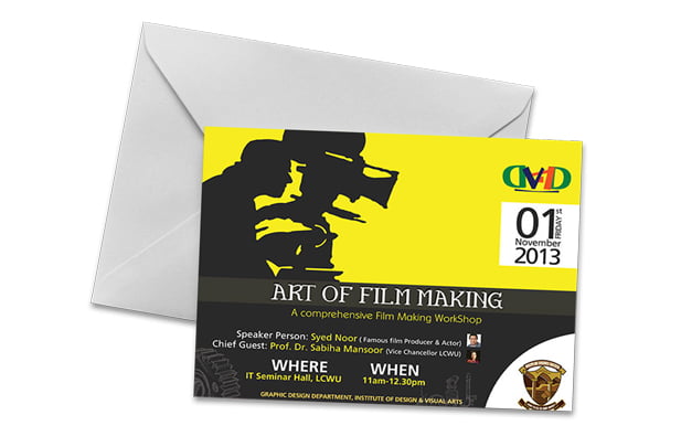Guest Invitation Card Design
