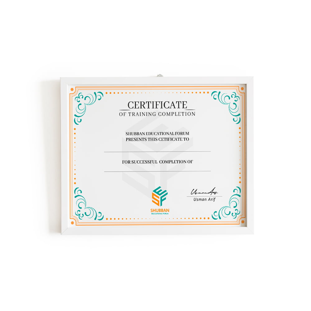 Course Certificate Design
