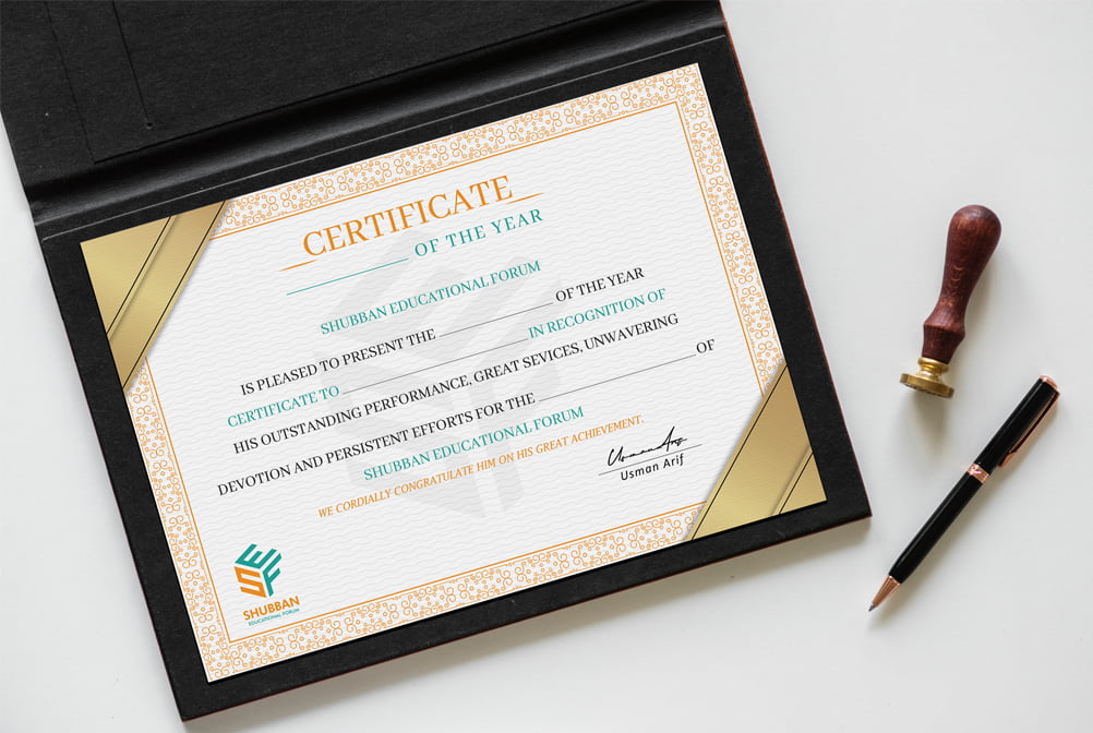 Certificate Design