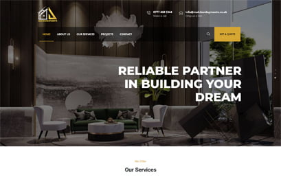 MAK Developer Website Design