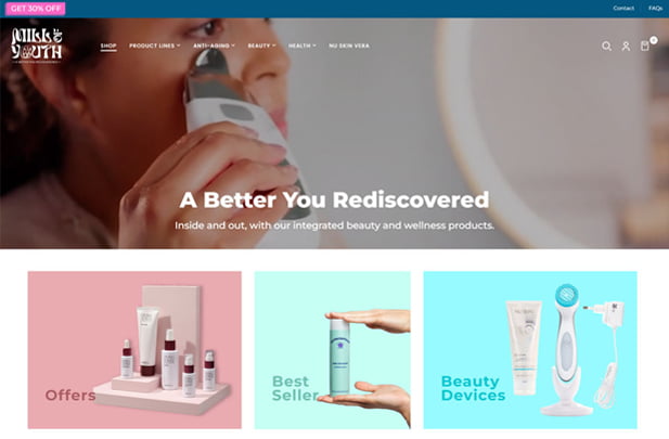 Mill of Youth Website Design