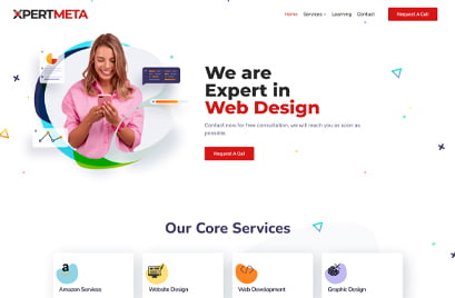 Xpert Meta Website Design