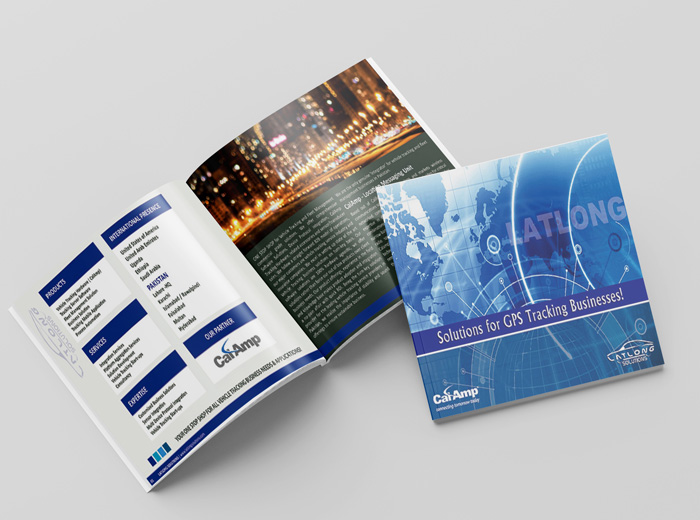 Latlong Solution Company Profile Design