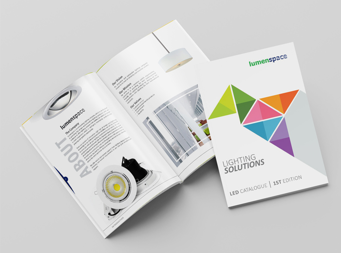 Lumen space Product Catalog Design