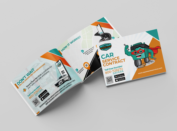 Sayara Auto Booklet Design