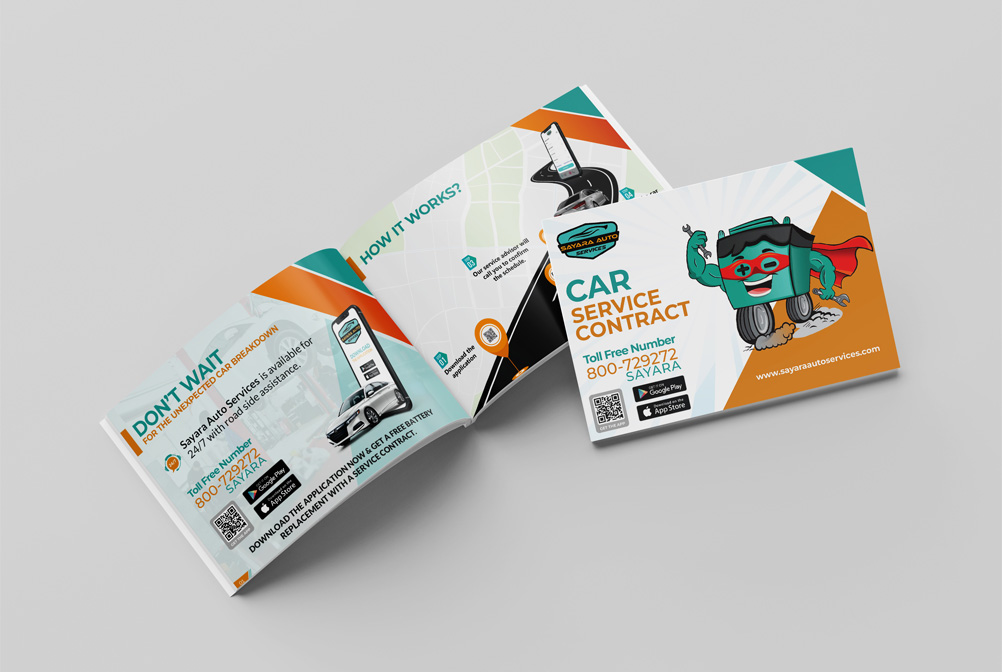 Sayra Battery Booklet design