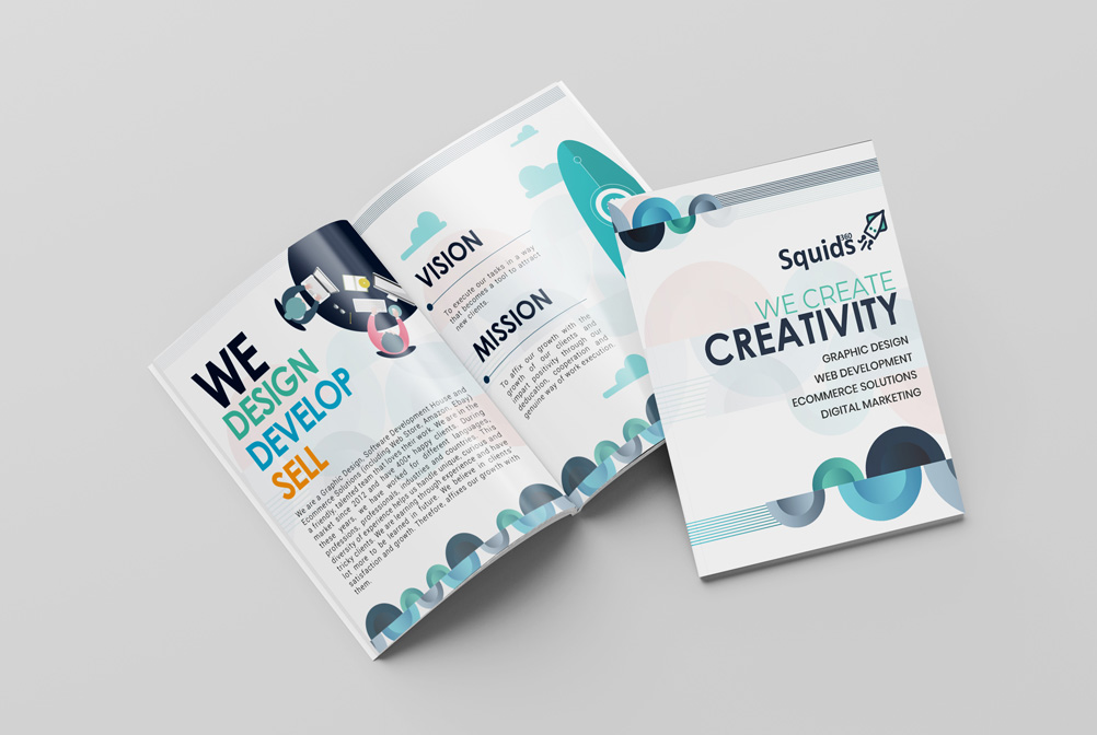 Squids Company Profile Design