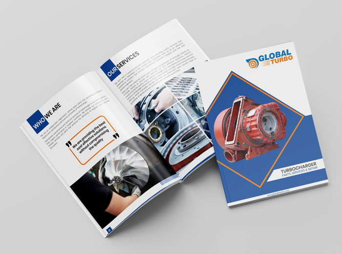 Global Turbo Company Profile Design