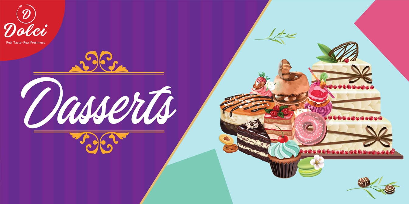 Dolci Dessert Banner Design