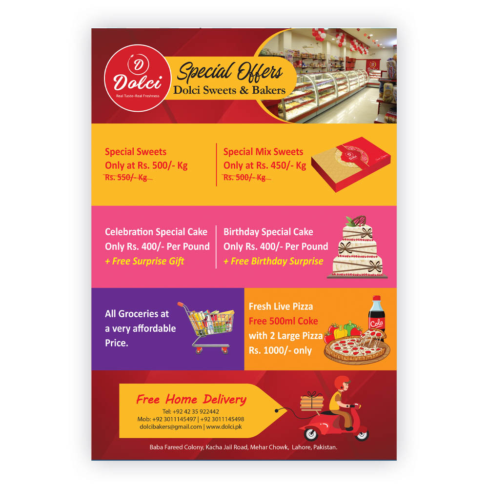 Dolci Flyer Design