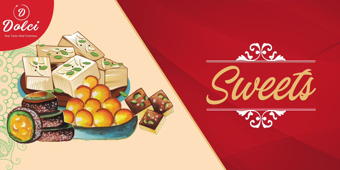 Dolci Sweets Banner Design