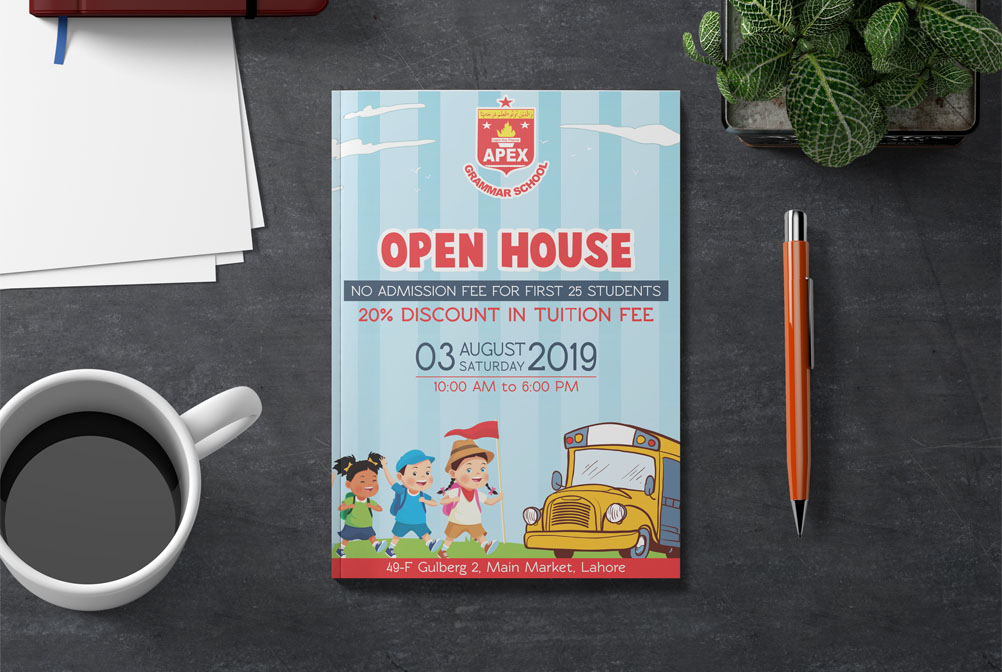 Apex Grammar School Flyer Design