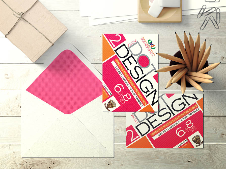 Invitation card design