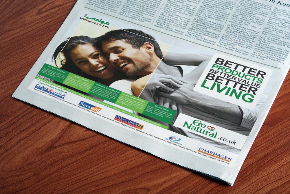 Newspaper Ad design
