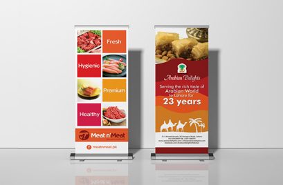 Arabian Delight Roller Banner Design