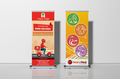 Arabian Delight Roller Banner Design
