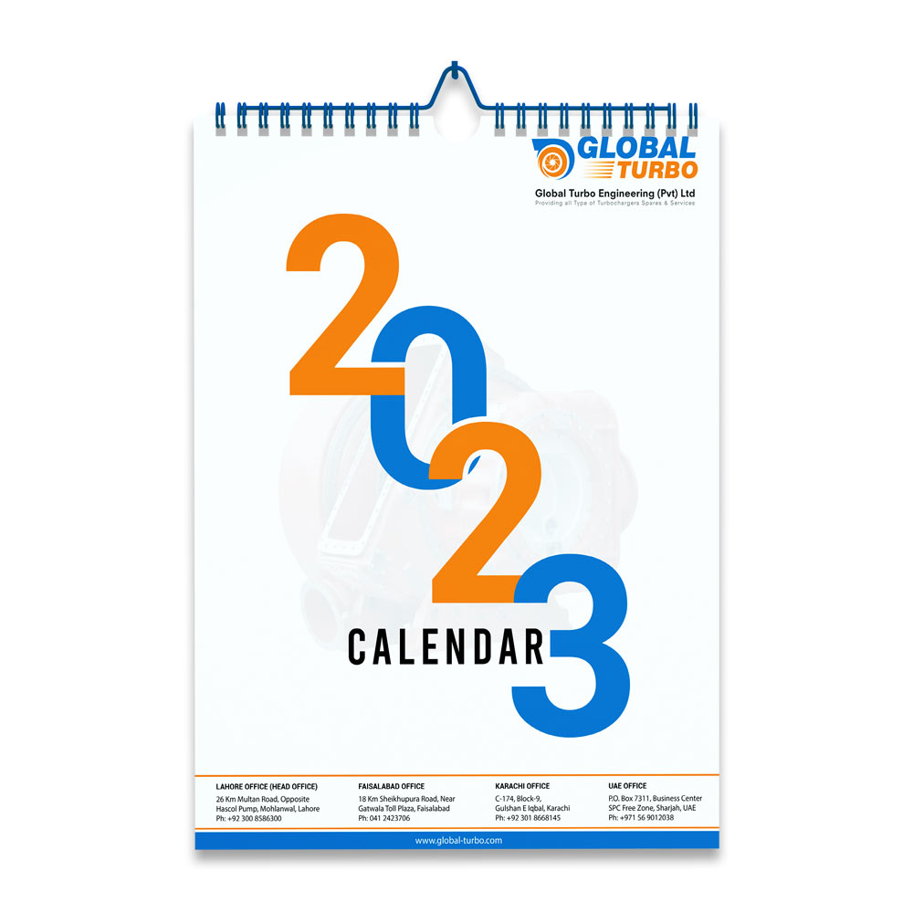 Global Turbo Calendar Design