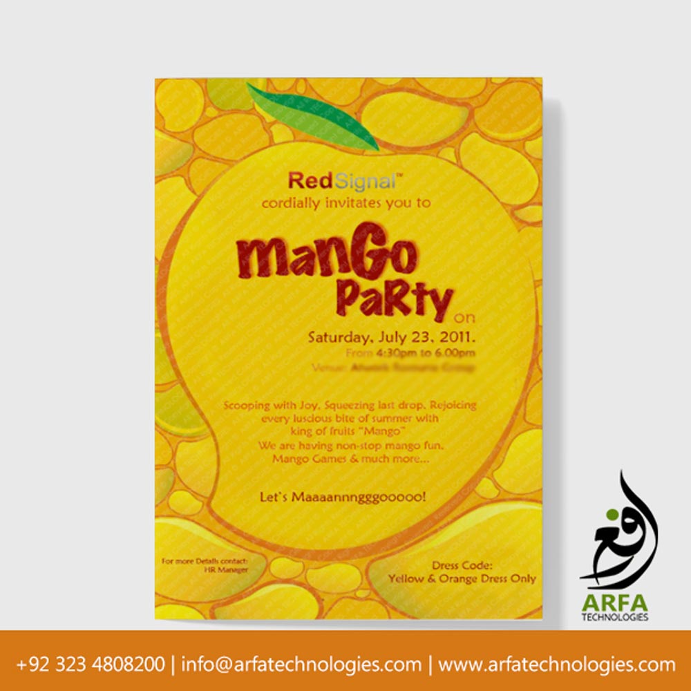 Mango-Party-Invitation