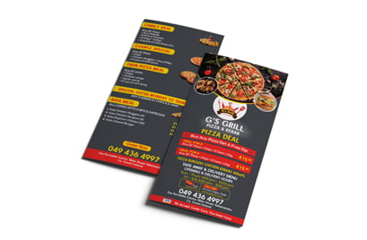 Grill Menu Design