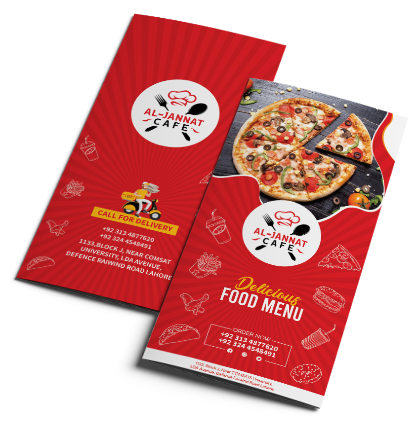 Pizza Menu Design