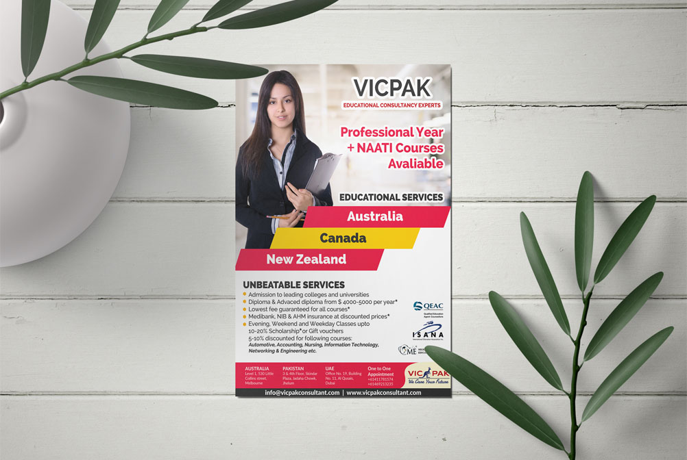 VicPak Flyer Design